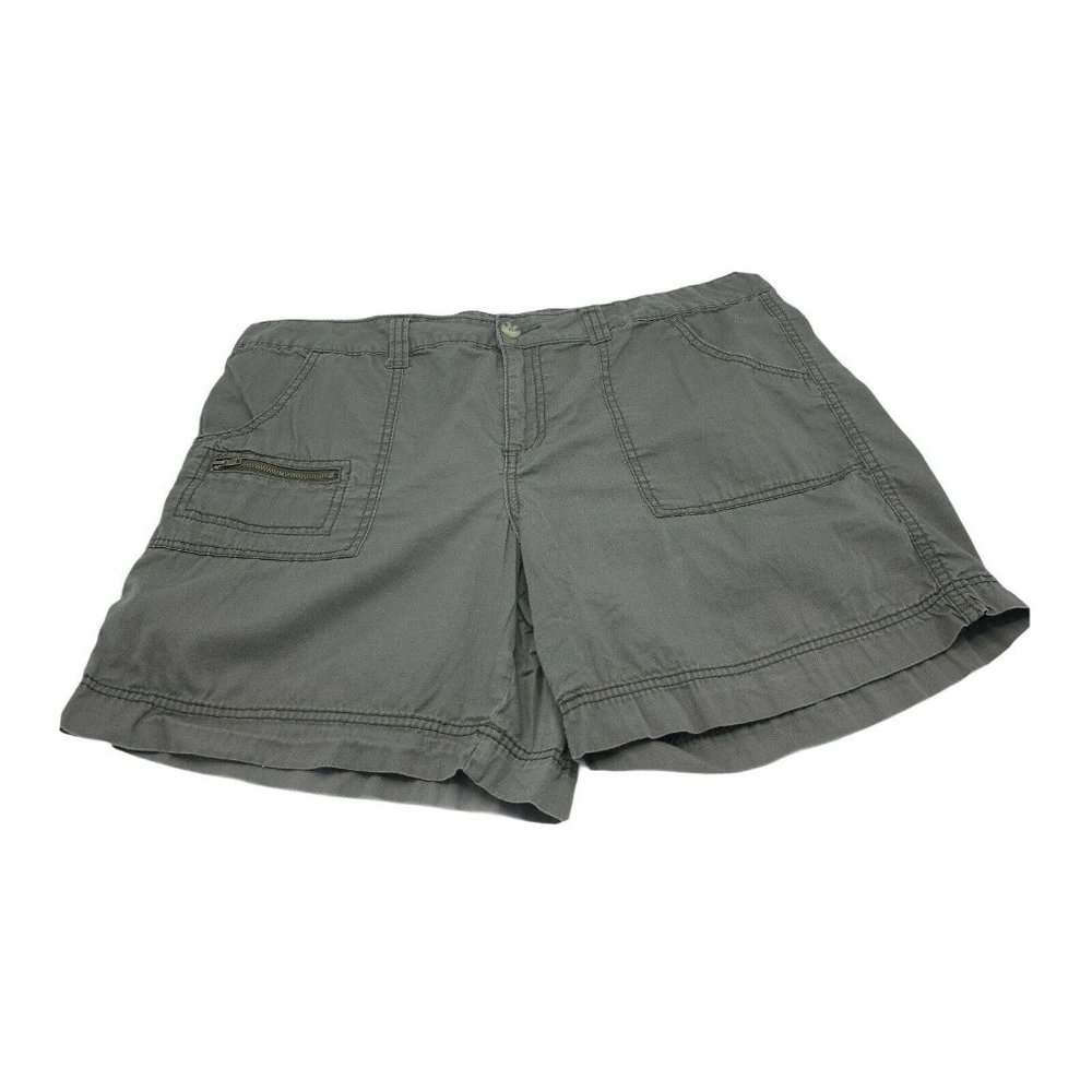 Faded Glory Green Cargo Shorts Size 14 Juniors
